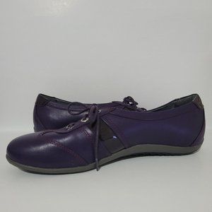Blondo Purple Leather Oxford Sneaker Shoe 9